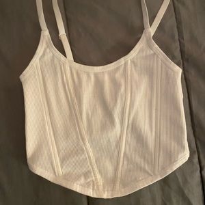 Corset style tank top